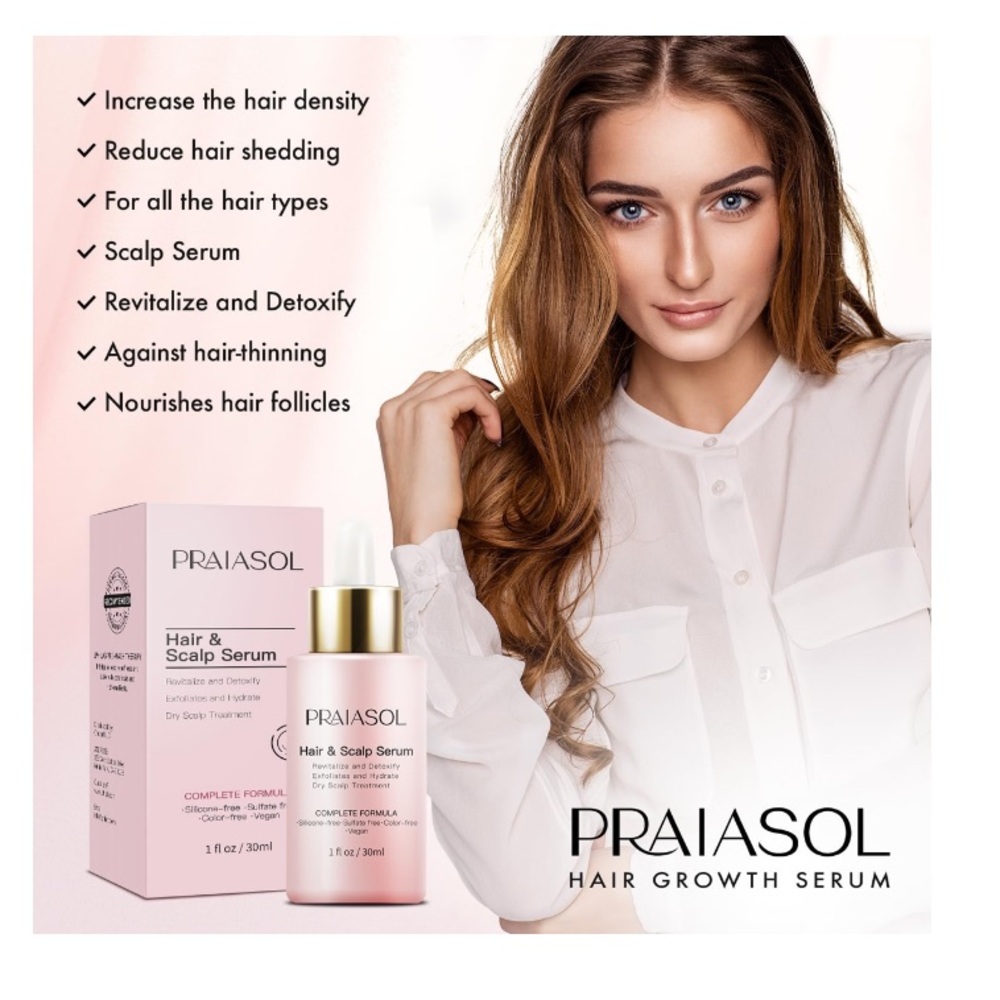 PRAIASOL - Hair & Scalp Serum